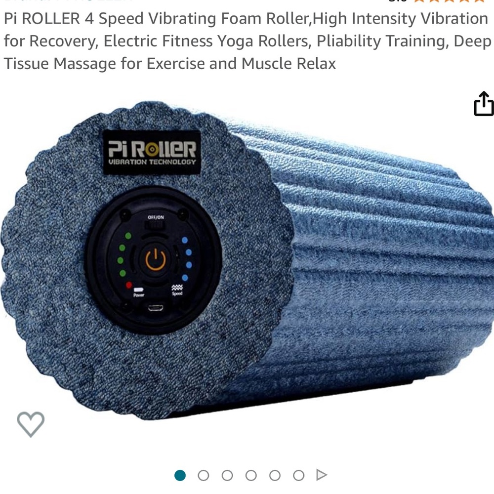Pi ROLLER 4 Speed Vibrating Foam Roller